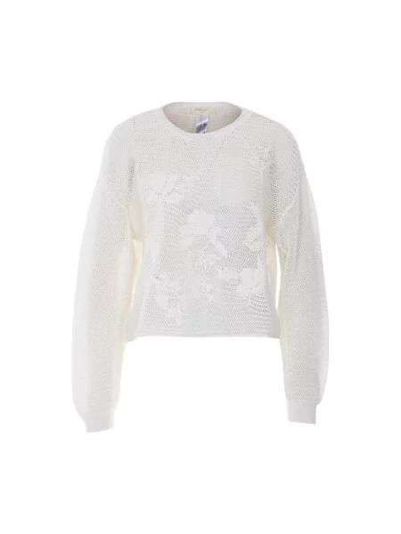 Pulover Twinset alb