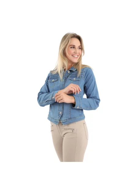 Kurtka jeansowa 2-biz niebieska