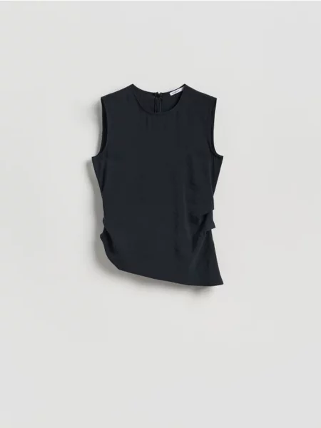 Top Reserved asymetryczny czarny