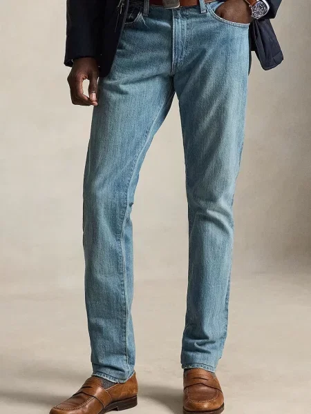 Polo Ralph Lauren blugi skinny pentru bărbați albastru