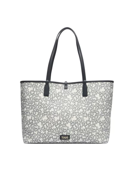Tous torebka shopper z imitacji skóry szara