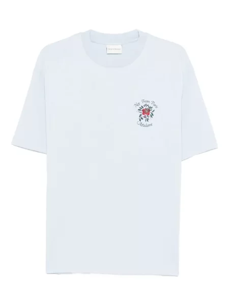 Тениска Drôle De Monsieur с принт синьо