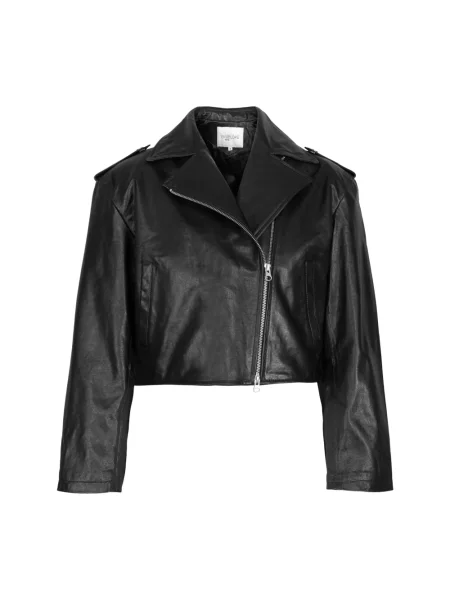 Kurtka skórzana Envelope 1976 biker czarna