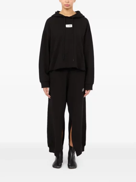Džemperis su gobtuvu Mm6 Maison Margiela juoda