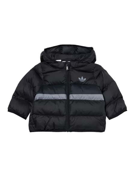 ADIDAS ORIGINALS Geacă de iarnă albastru noapte / gri negru