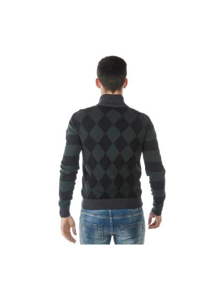 Bluza z kapturem Armani Jeans z kapturem zielona