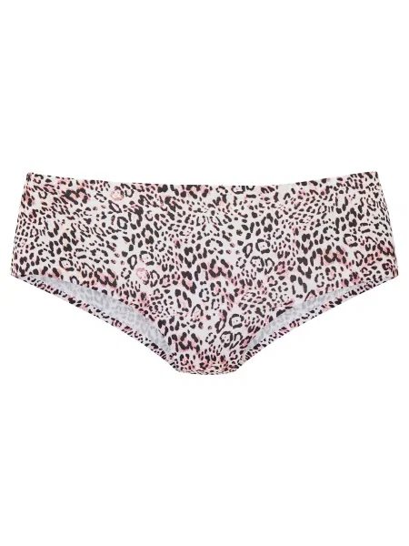 LASCANA Spodnje hlače roza / črna bela