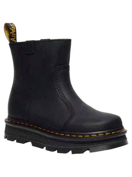 Dr. Martens botine ZebZag Rigger cu plat negru