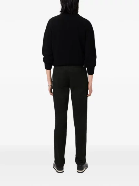 Pantaloni Lacoste cu autograf negru