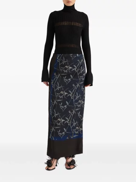 Top Proenza Schouler de lână negru