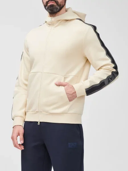 Спортивная кофта Ea7 Emporio Armani бежевая