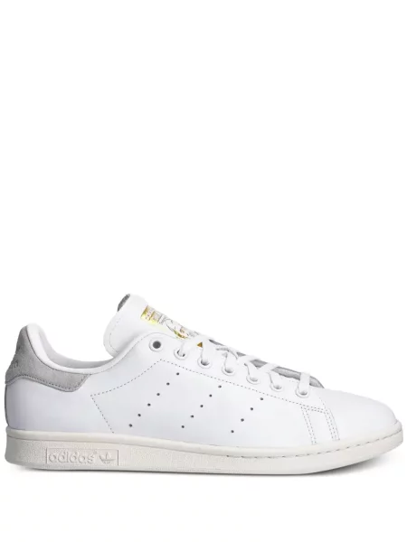 Zomšinės dryžuotos sportbačiai Adidas Stan Smith mėlyna