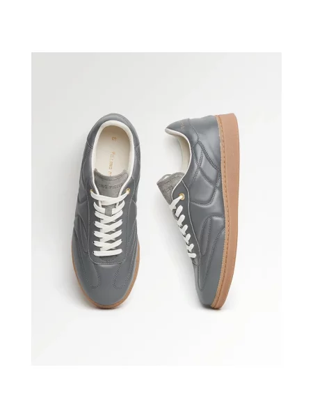 Filling Pieces sneakersy skórzane Sprinter Fussquilt męskie szary
