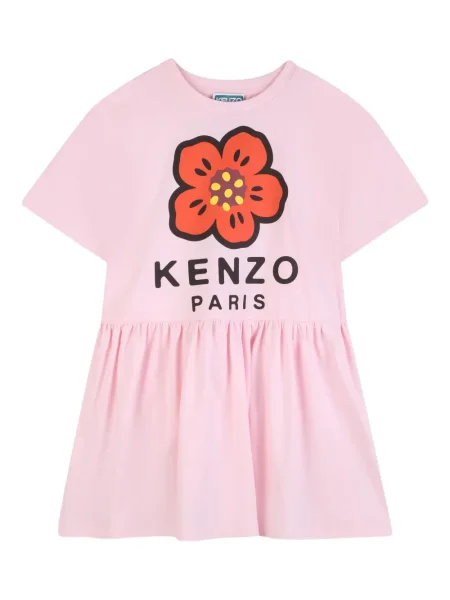 Sukienka dziecięca Kenzo różowa