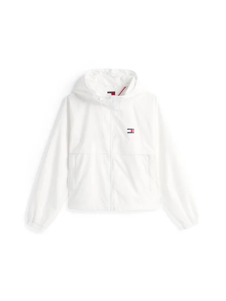Tommy Jeans Jakna protiv vjetra Essential bijela