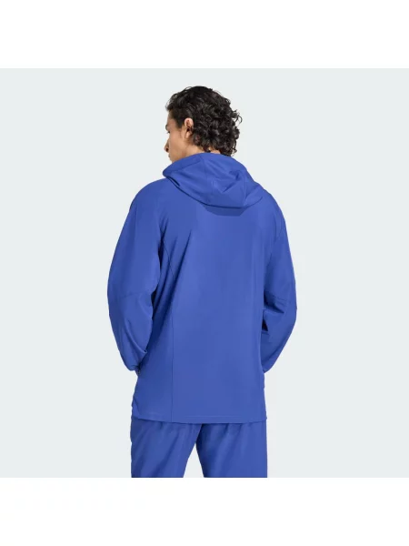 Wiatrówka Italy Tiro Travel Full Zip niebieska