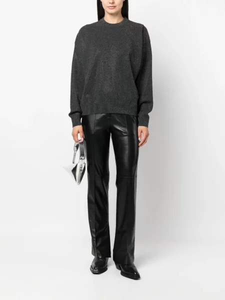 Vilnonis kalnų krištolas megztinis Alexander Wang pilka