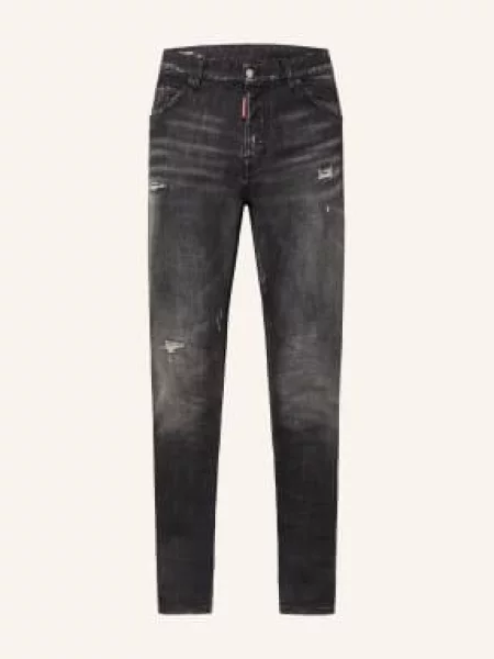 Dżinsy Teddy Extra Slim Fit schwarz czarne