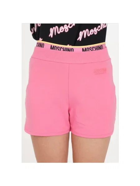 Szorty Moschino różowe