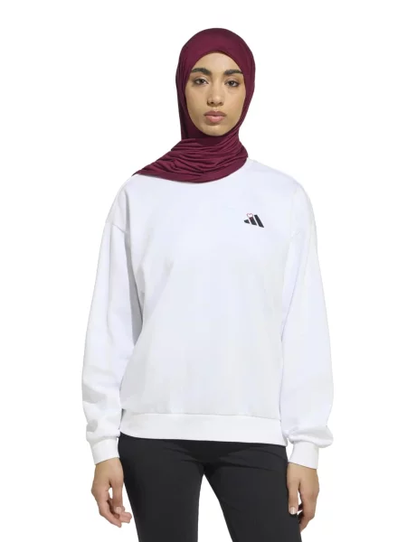 ADIDAS SPORTSWEAR Športová mikina čierna biela