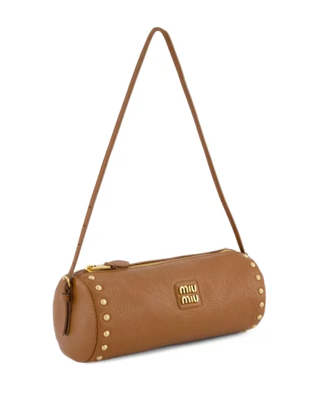 Geantă Miu Miu din piele maro