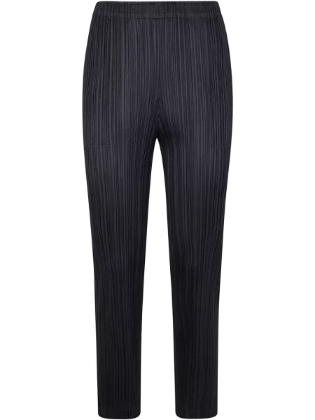 Pantaloni Pleats Please Issey Miyake negru