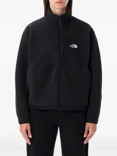 Geacă The North Face din fleece negru