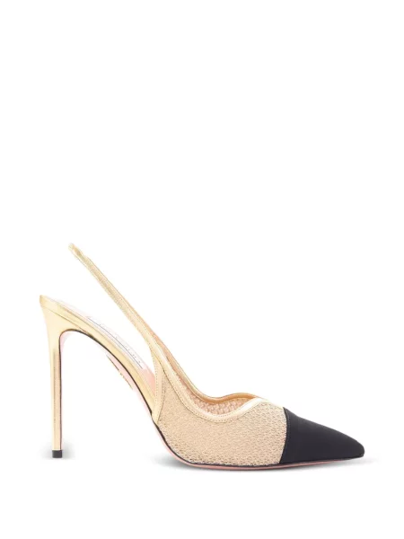 Mrežaste salonke Aquazzura s otvorenom petom