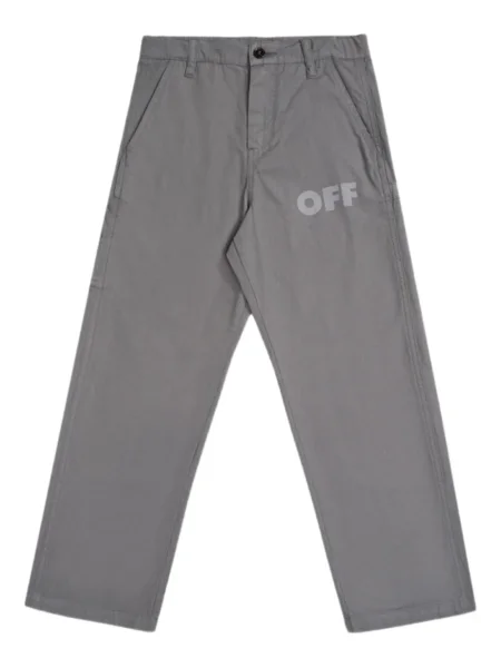 Spodnie dziecięce Off-white białe