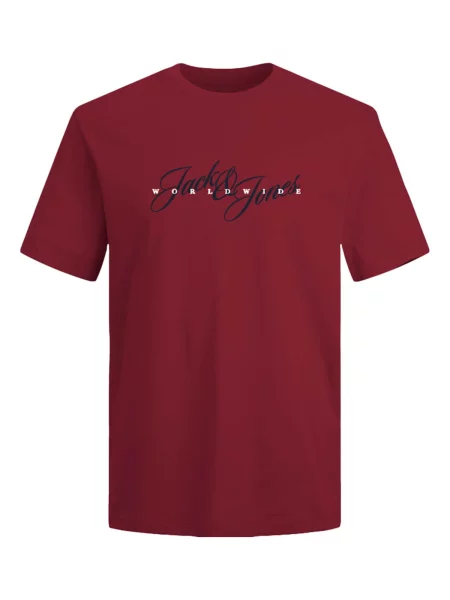 JACK & JONES Tricou Inwood' roșu