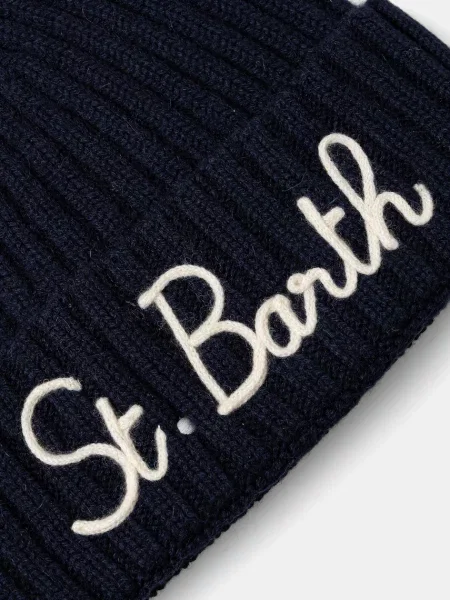 Saint Barth gyapjú sapka kék