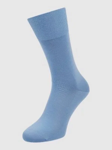 Skarpety z mieszanki żywej wełny model ‘Airport Sock’ Falke niebieskie