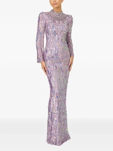 Rochie maxi Jenny Packham violet