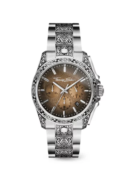 Ceas Thomas Sabo cu motiv cu inimi maro