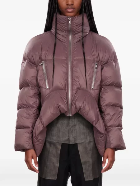 Matlasat geacă Rick Owens roșu
