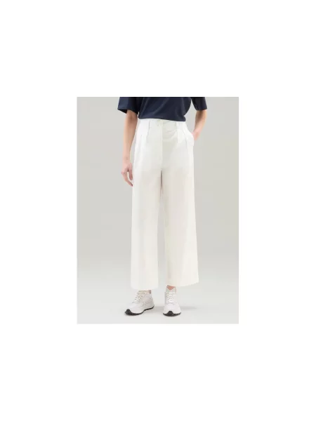 Pantaloni Woolrich alb