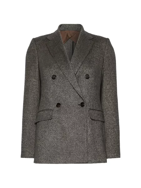Sacou Max Mara cu două rânduri de nasturi gri