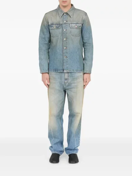 Geacă de blugi Mm6 Maison Margiela albastru