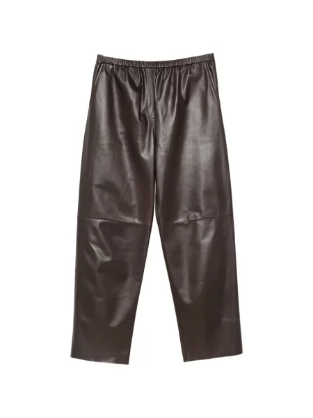 Pantaloni Antonelli din piele maro