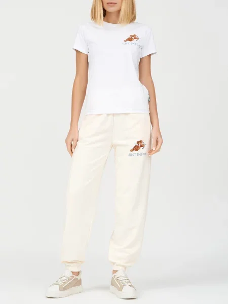 Спортивні штани J.b4 Just Before бежеві