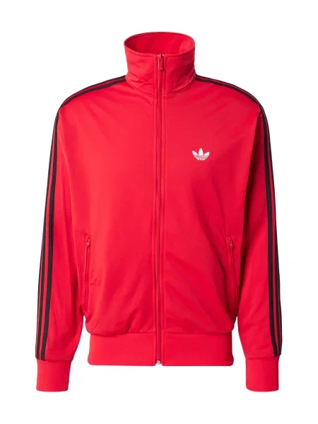 ADIDAS ORIGINALS Hanorac FIREBIRD roșu / negru alb
