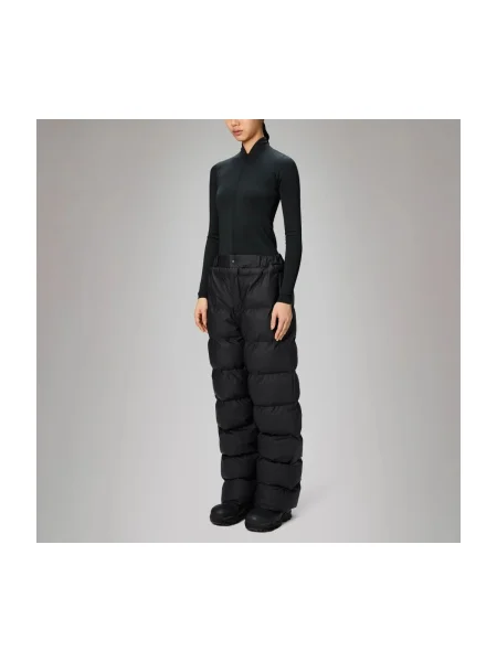 Pantaloni Rains negru