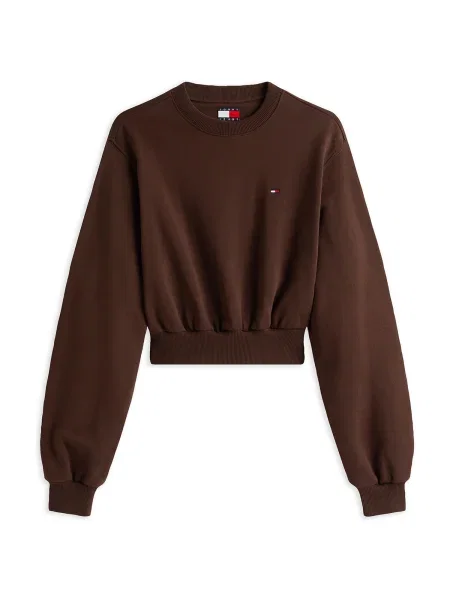 Geacă de blugi Tommy Jeans maro