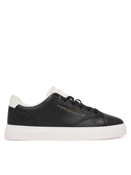 Tommy Hilfiger Tenisice Th Feminine Cupsole Leather crna