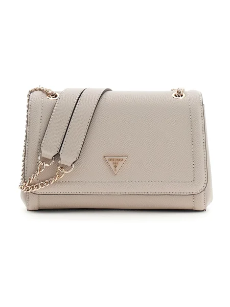 GUESS Torba za na rame Noelle II taupe siva bež