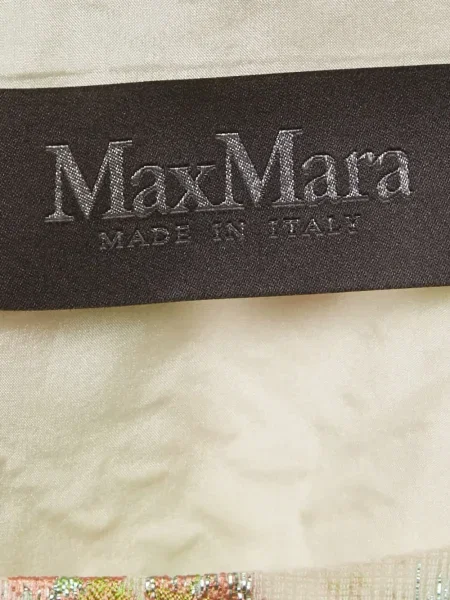 Rochie Max Mara cu model floral din jacard de costum