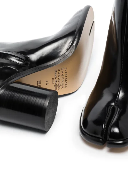 Botine Maison Margiela din piele negru