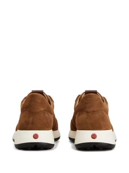 Велурени маратонки Tod's на точки червено