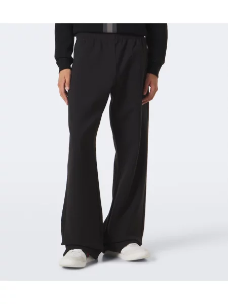 Pantaloni Gucci din jerseu negru