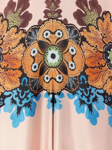 Rochie maxi La Doublej cu model floral cu imagine de costum